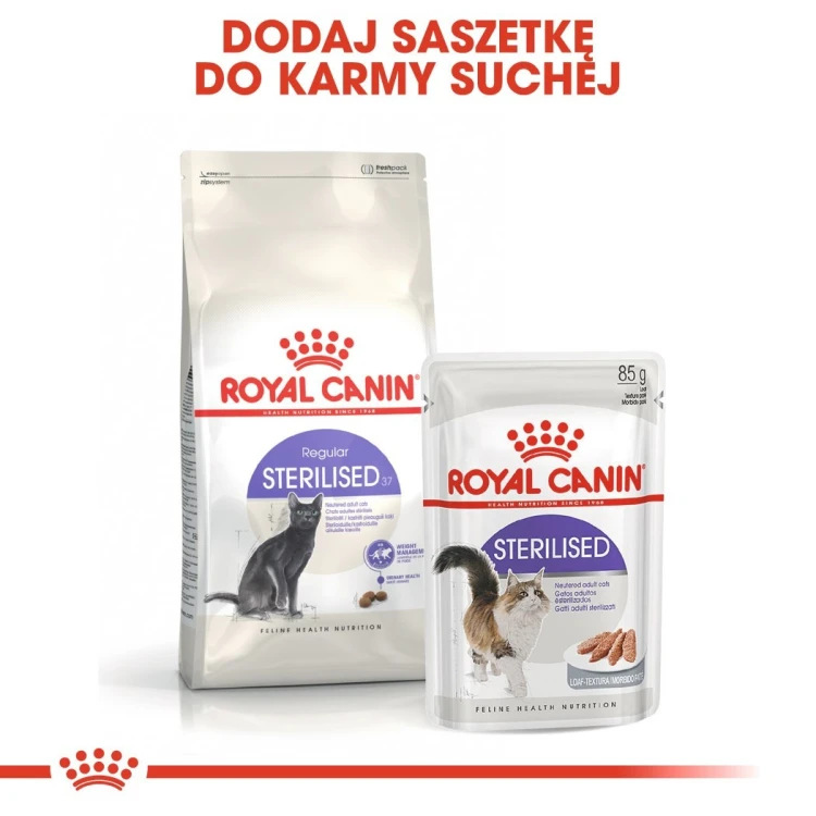 ROYAL CANIN FHN Regular Sterilised 37 - sucha karma dla kota dorosłego  - 400 g