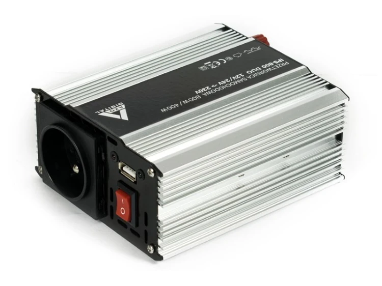 Samochodowa przetwornica napięcia 12 VDC / 24 VDC / 230 VAC IPS-800 800W DUO