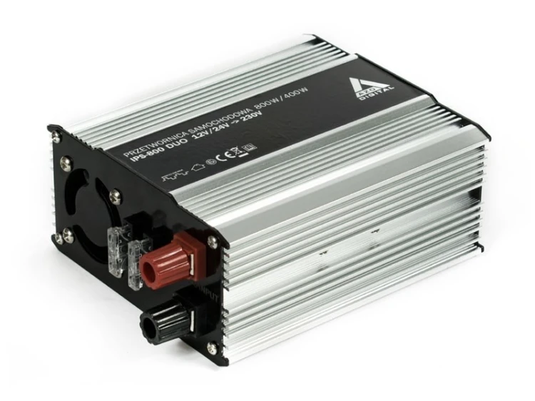 Samochodowa przetwornica napięcia 12 VDC / 24 VDC / 230 VAC IPS-800 800W DUO