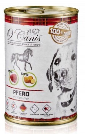 O'CANIS Konina z ziemniakami - mokra karma dla psa - 400 g