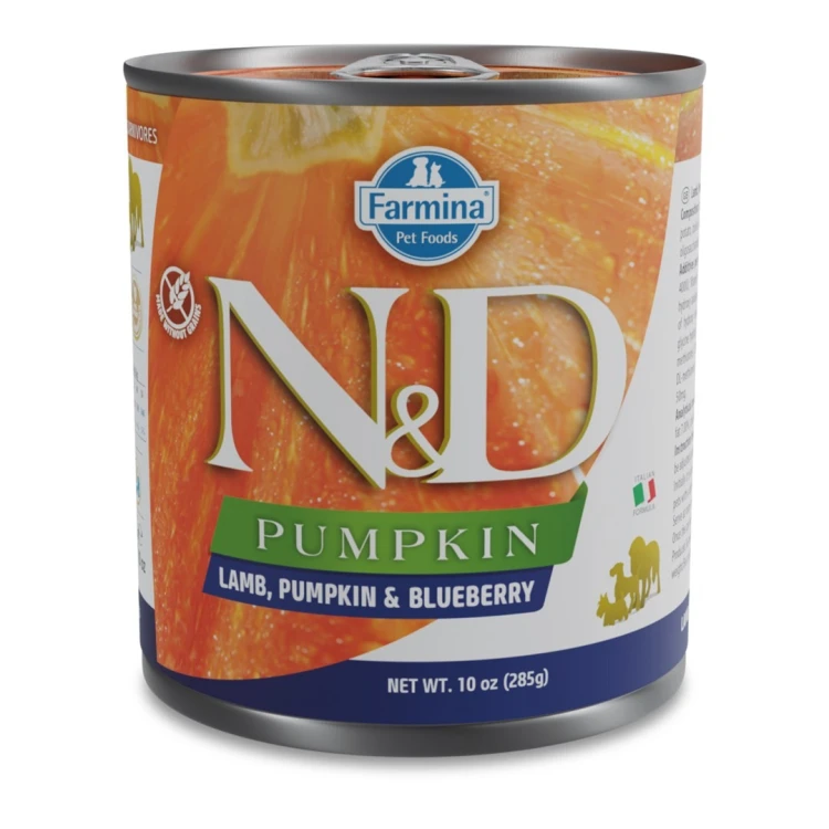 FARMINA N&D Dog Lamb, Pumpkin, Blueberry Adult - mokra karma dla psa - 285g