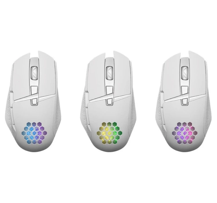 DEFENDER MYSZ GM-514 GLORY OPTIC RF RGB 3200DPI 7P BIAŁA 52513