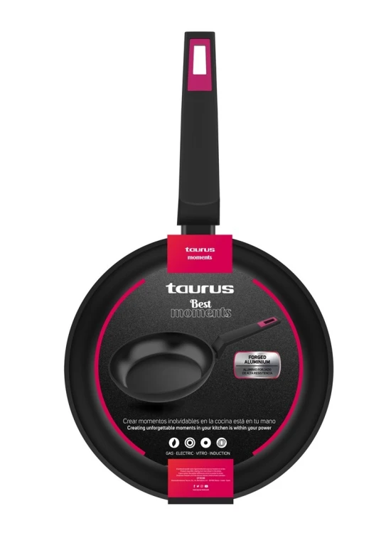 Zestaw trzech patelni z kutego aluminium Taurus Best Moments 18/22/26 cm KPA4018/22/26