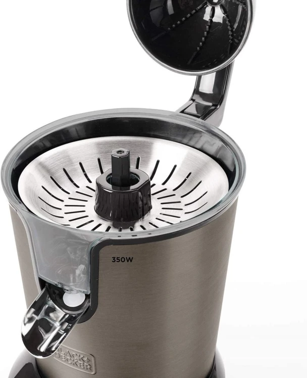 Wyciskarka do cytrusów Black+Decker BXCJ350E 350W | 0,65l | 2 nasadki | blokada kapania