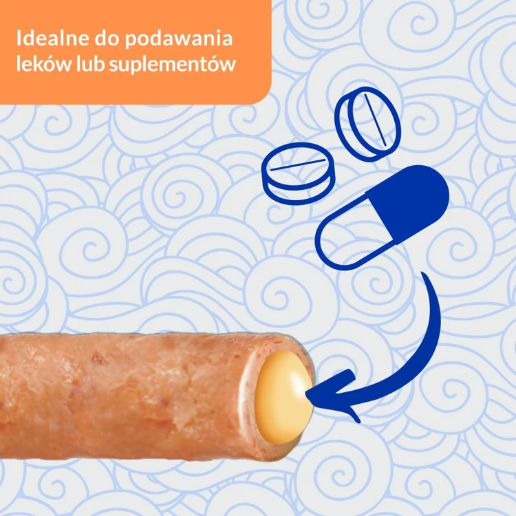 INABA Churu Rolls Tuńczyk z kurczakiem  - przysmak dla kota - 4x10 g