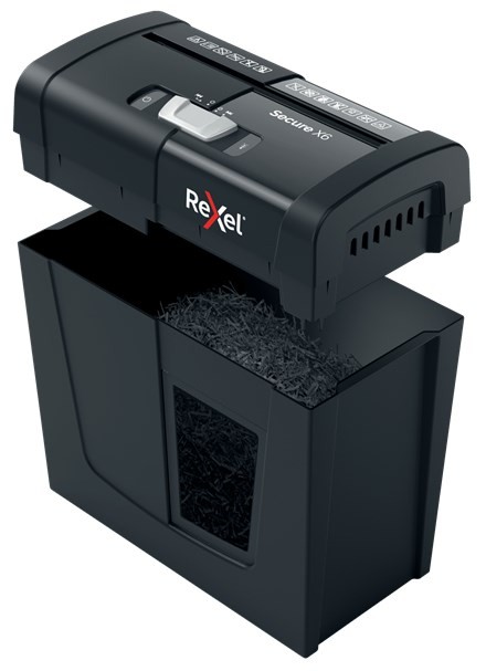 Rexel  Niszczarka Secure X6, (P-4), 6 kartek, 10 l kosz