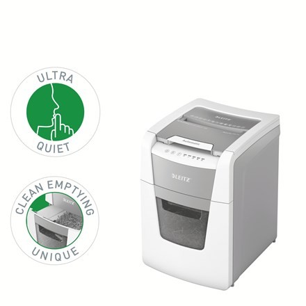 Leitz Niszczarka IQ AutoFeed 100, P4, 100 kartek, 34 l kosz