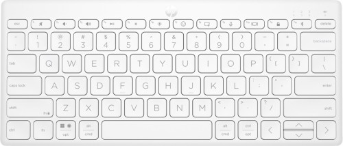 Klawiatura HP 350 Compact Multi-Device Bluetooth Keyboard bezprzewodowa biała 692T0AA