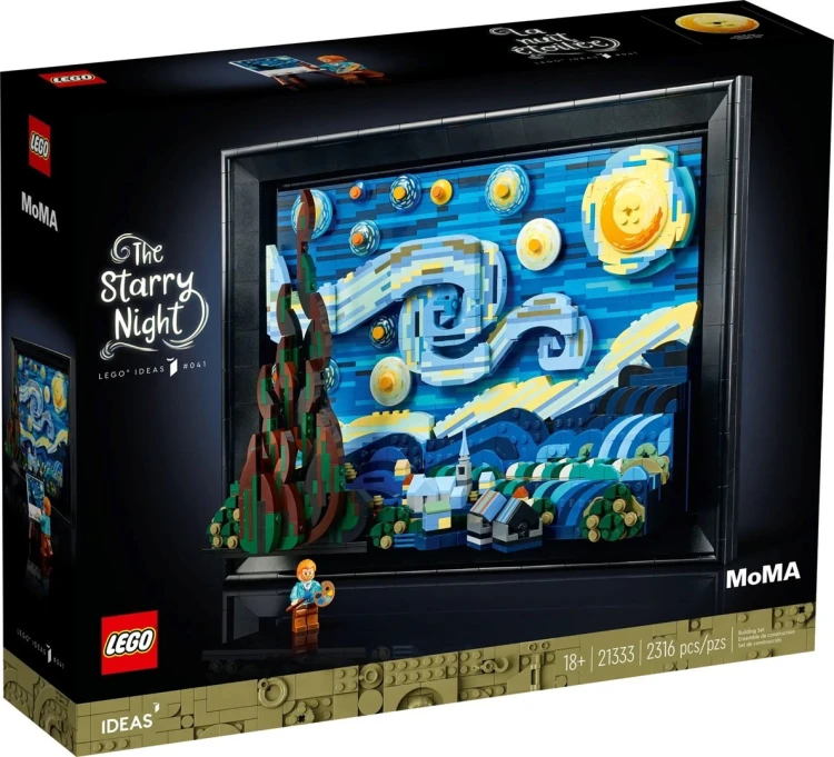 LEGO Ideas 21333 - „Gwiaździsta noc” Vincenta van Gogha