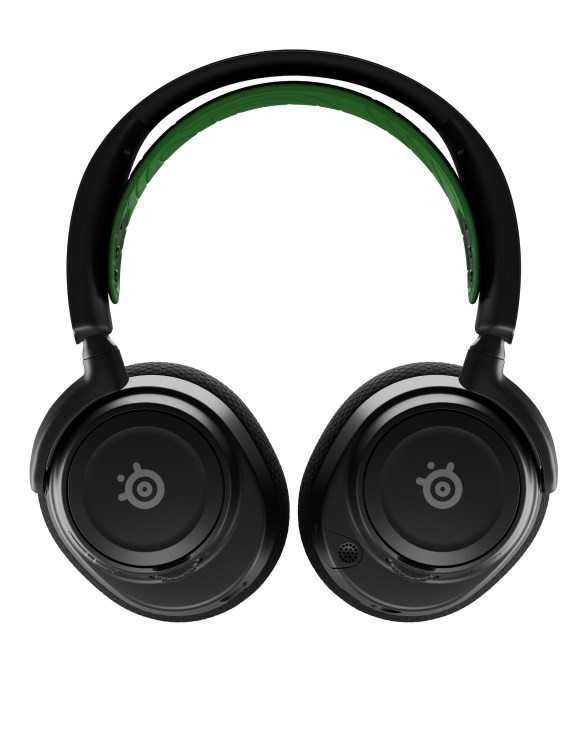 Steelseries Arctis Nova 7X Zestaw słuchawkowy Przewodowy i Bezprzewodowy Opaska na głowę Gaming USB Type-C Bluetooth Czarny, Zielony