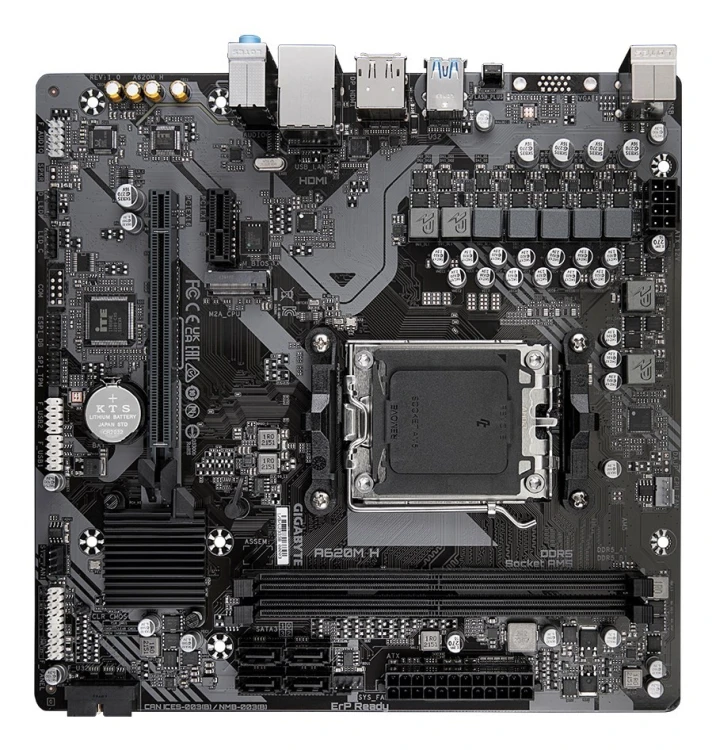 Gigabyte Płyta główna A620M H AM5 2DDR5 HDMI/DP M.2 mATX