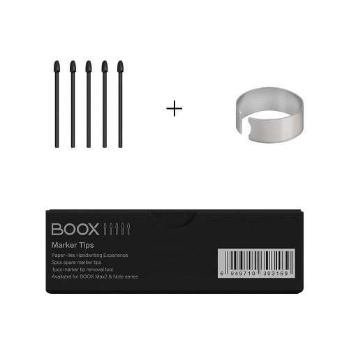 Końcówki do rysika Onyx Boox Marker Tips Max 2/Note/Nova  5pcs Czarne