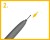 Końcówki do rysika Onyx Boox Marker Tips Max 2/Note/Nova  5pcs Czarne