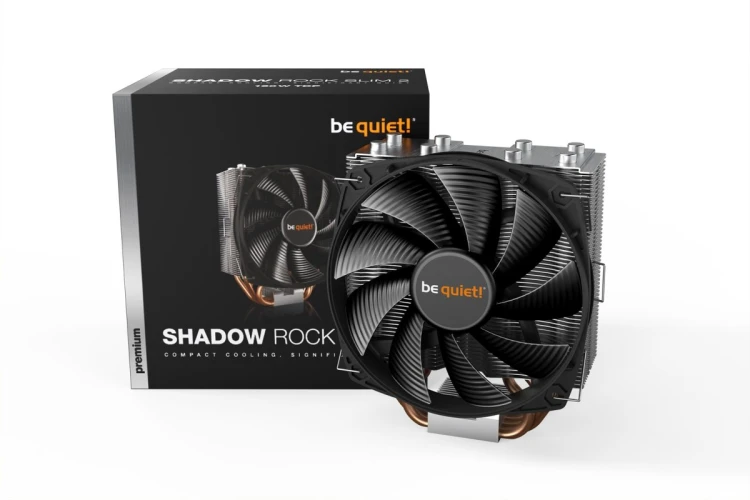 be quiet! SHADOW ROCK SLIM 2 Procesor Chlodnica/wentylator 13,5 cm Aluminium, Czarny, Miedziany 1 szt.