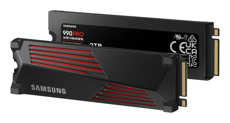 Samsung 990 PRO 2 TB M.2 PCI Express 4.0 NVMe V-NAND MLC