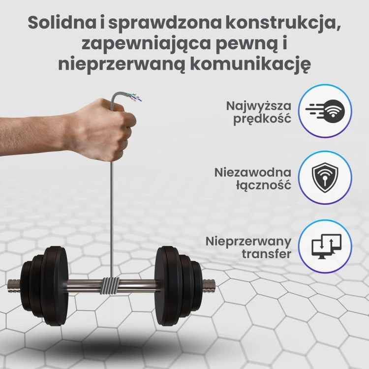 Extralink Kabel sieciowy skrętka CAT6A FTP (F/FTP) V2 Wewnętrzny 500M LSZH
