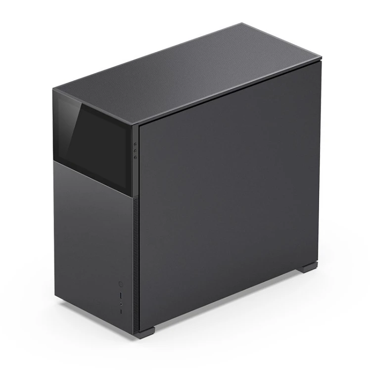 Obudowa Jonsbo D41 Screen ATX, Szkło Hartowane - czarna