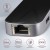 Axagon HMC-6GL stacja dokująca USB 3.2 Gen 1 (3.1 Gen 1) Type-C Czarny, Szary