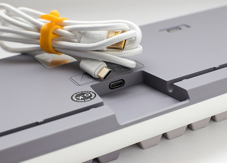 Ducky One 3 TKL Mist Grey klawiatura Gaming USB US English Szary