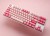 Klawiatura gamingowa Ducky One 3 TKL USB QWERTY Angielski Różowa