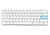 DKON2061ST klawiatura Gaming USB QWERTZ Niemiecki Biały