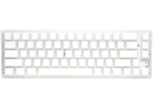 Klawiatura gamingowa Ducky One 3 Aura White SF USB QWERTY Amerykański międzynarodowy Biały