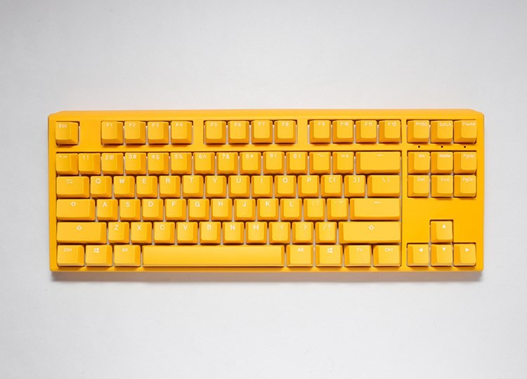 Klawiatura gamingowa Ducky One 3 TKL USB QWERTY Angielski Żółty