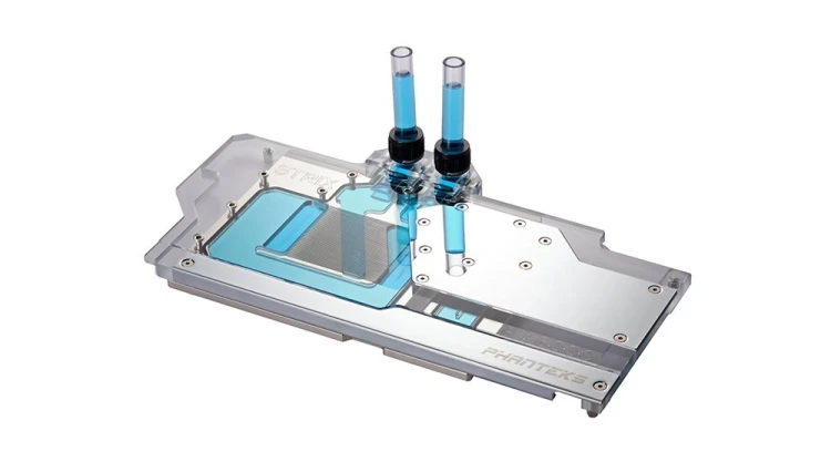 Phanteks PH-GB6900ASSRX_CR01 system chłodzenia komputerów Karta graficzna, Płyta główna, Procesor Zestaw do chłodzenia płynami Chrom 1 szt.