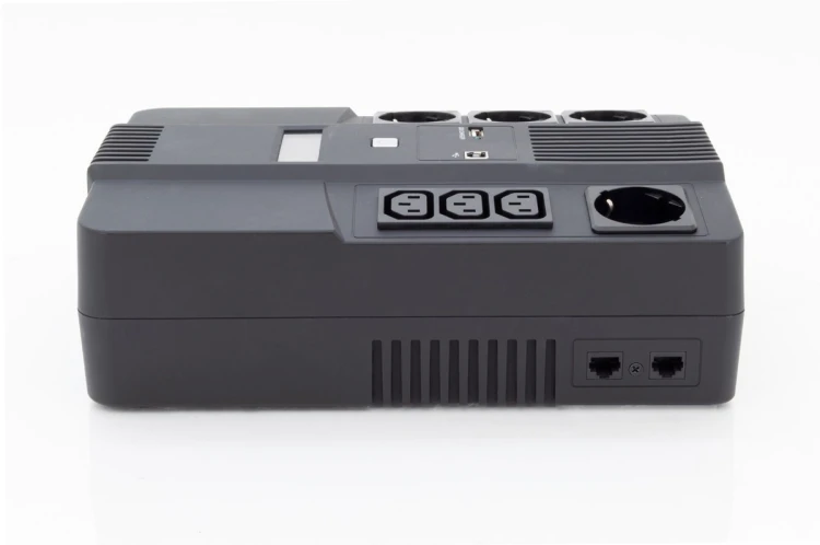 UPS UPS Line-Interactive 800VA/480WAVR 4xSCHUKO 3xIEC C13 1xUSB A 1x USB B RJ45