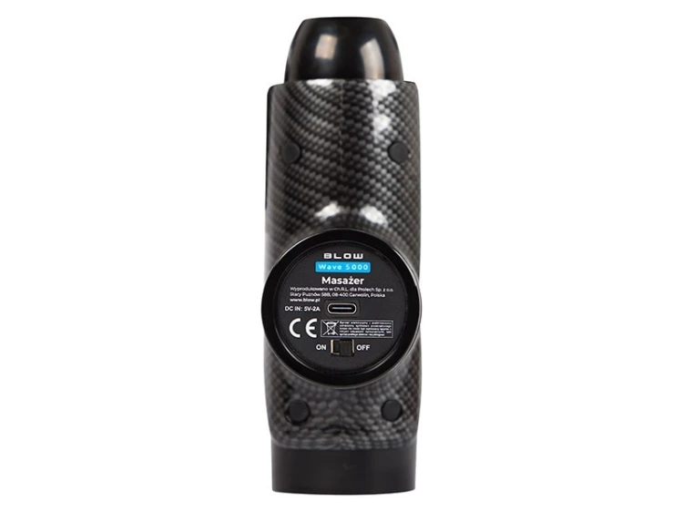 BLOW PISTOLET DO MASAŻU MASAŻER WAVE 5000 BLACK