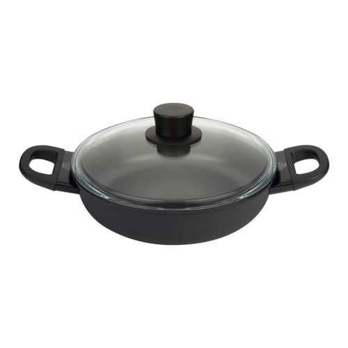 Patelnia BALLARINI Avola głęboka z 2 uchwytami tytanowa 28 cm 75002-923-0