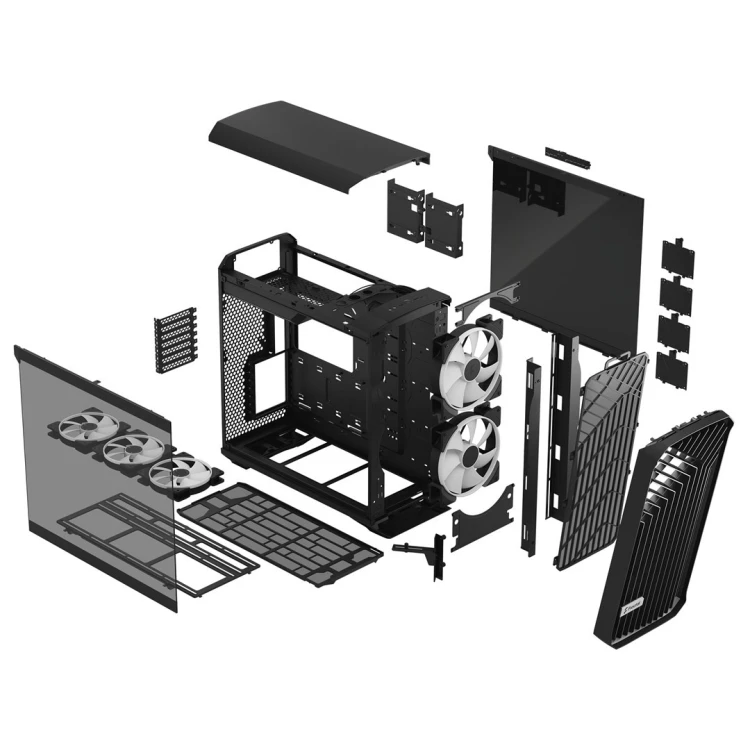 Obudowa Fractal Torrent Black RGB TG Light Tint 5x Fan ATX