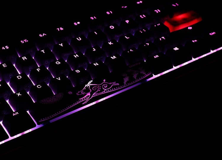 Ducky One 2 Mini RGB klawiatura Gaming USB US English Czarny