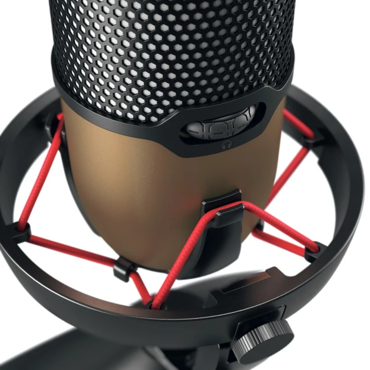 Mikrofon stołowy CHERRY UM 9.0 PRO RGB Czarny, Miedziany