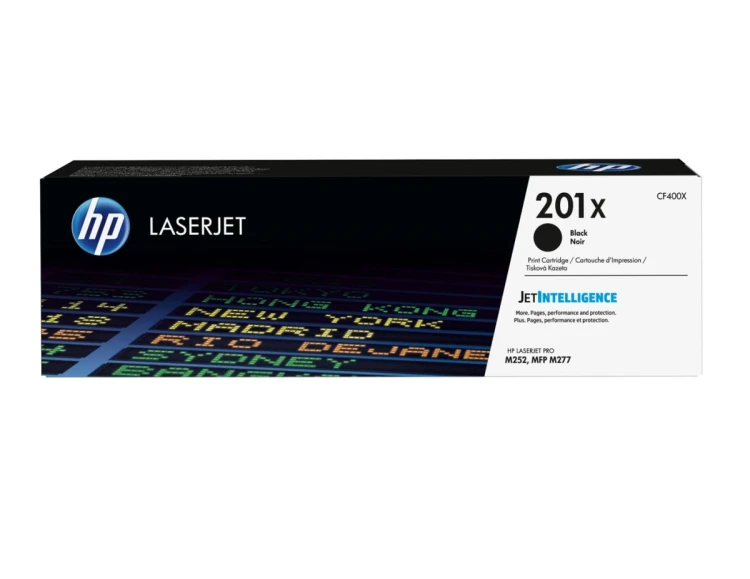 HP 201X oryginalny wkład laserowy o dużej pojemności, czarny