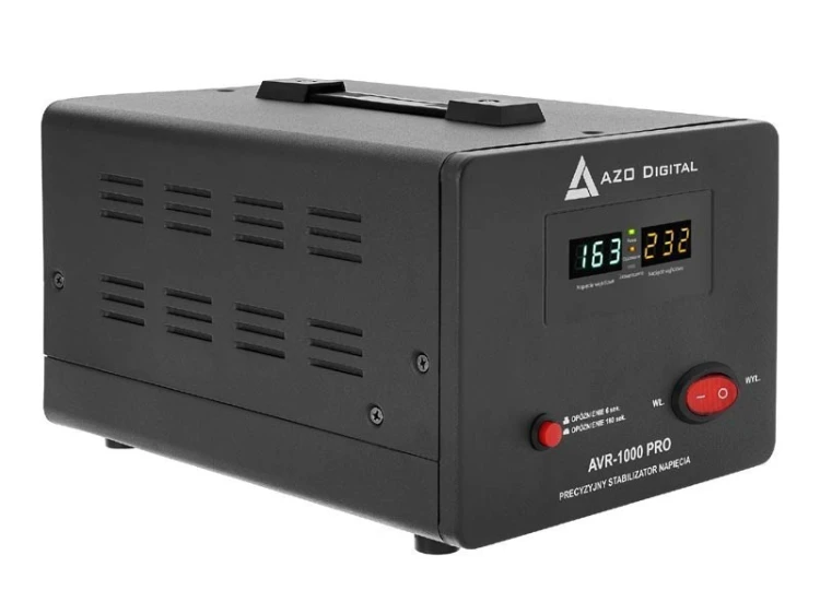 AZO Digital Stabilizator napięcia AVR-1000 PRO 1000VA / 600W