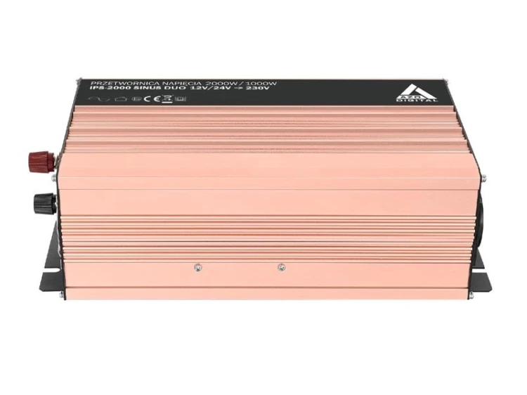 AZO Digital Przetwornica napięcia 12 VDC / 24 VDC / 230 VAC SINUS IPS-2000S 2000W DUO