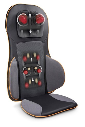 Nakładka masująca akupresura Medisana MC 825 beżowa masaż Shiatsu | 3 poziomy intensywności | funkcja czerwonego swiatła | 425 x 1100 mm