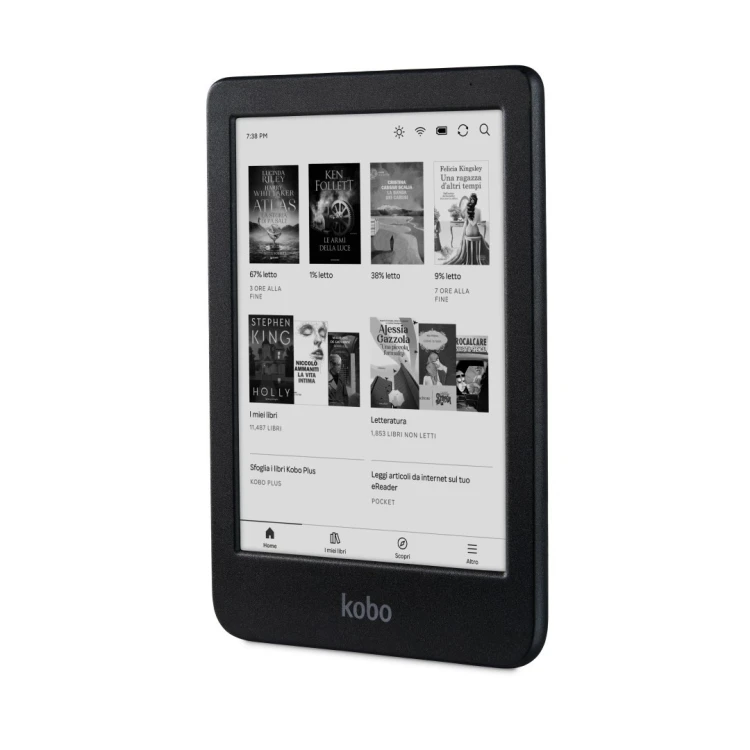 Czytnik e-booków Kobo Clara BW 6" E-Ink Carta 1300 HD 16GB WI-FI Black