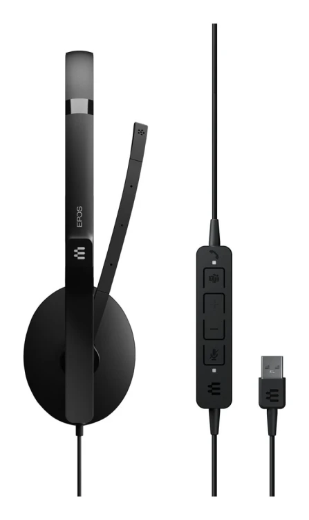 Słuchawki nauszne przewodowe Epos Adapt 160T USB-A