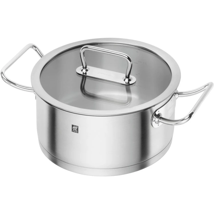 Zwilling Garnek niski z pokrywką szklaną Pro S 4,3L