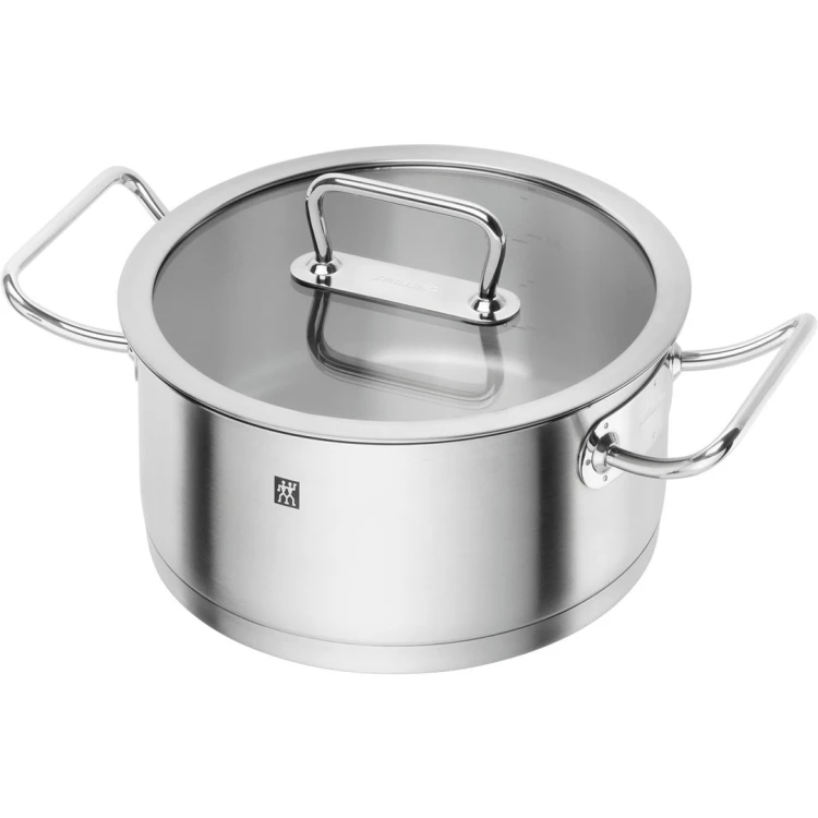 Zwilling Garnek niski z pokrywką szklaną Pro S 4,3L