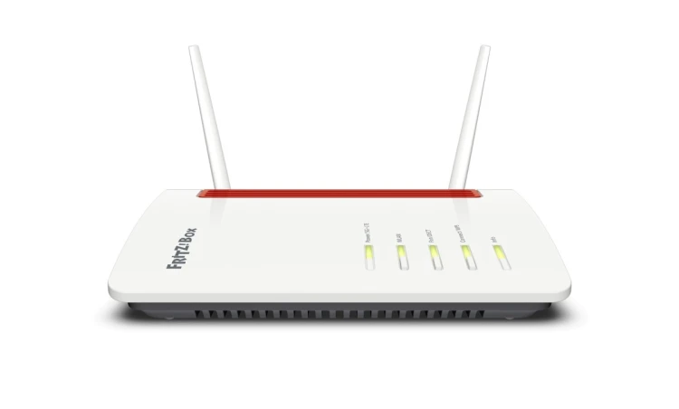 FRITZ!Box 6850 5G router bezprzewodowy Gigabit Ethernet Dual-band (2.4 GHz/5 GHz) Czarny, Czerwony, Biały
