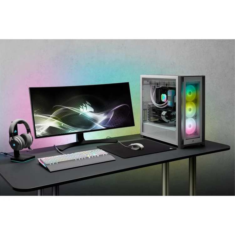Obudowa Corsair iCUE 5000X RGB Mid-Tower ATX Tempered Glass White (CC-9011213-WW)
