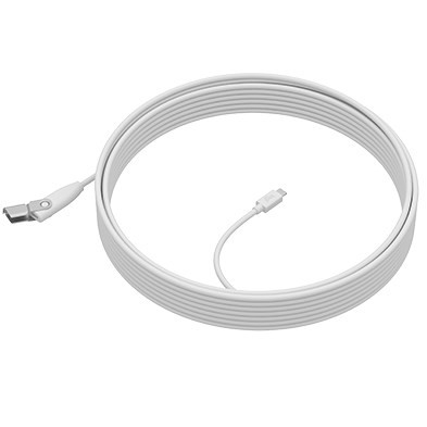 Logitech Rally Mic Pod Extension Cable Biały
