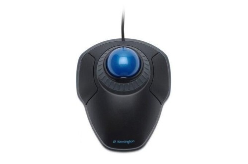 Kensington Trackball Orbit Mysz przewodowa z pierścieniem przewijania oferuje lepszą ergonomię, czarna