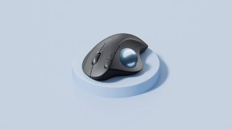 Logitech ERGO M575 for Business myszka Biuro Po prawej stronie RF Wireless + Bluetooth Manipulator kulkowy 2000 DPI