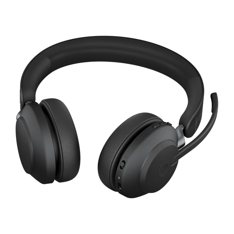 Jabra 26599-989-899 słuchawki/zestaw słuchawkowy Bezprzewodowy Opaska na głowę Biuro/centrum telefoniczne USB Type-C Bluetooth Czarny