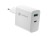 NATEC ŁADOWARKA RIBERA GAN 1X USB-A + 1X USB-C 45W BIAŁA NUC-2142