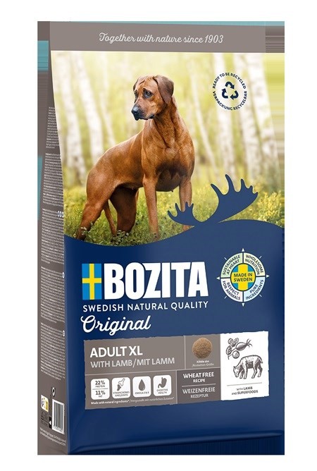Bozita Original Adult XL z Jagnięciną  - sucha karma dla psa - 12 kg